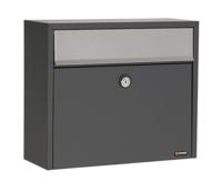 Ivana 52376 brievenbus 330 antraciet - thumbnail