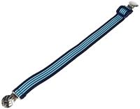 Playshoes riem elastisch met clip voetbal marine streep Maat - thumbnail