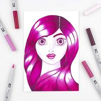 Tombow • abt pro marker set op alcohol basis roze kleuren 5pcs - thumbnail