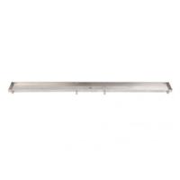Tegelinlegrooster Brauer RVS Omkeerbaar tbv Douchegoot STD/W/PS 160x7 cm Inclusief Afstandhouders Brauer - thumbnail