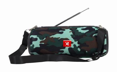 Draagbare Bluetooth speaker Camouflage + FM Radio
