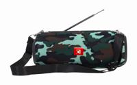 Draagbare Bluetooth speaker Camouflage + FM Radio - thumbnail