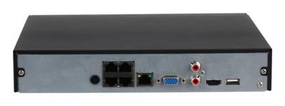 Dahua 4K 4 Kanaals NVR Recorder - NVR4104HS-P-4KS3 met 960GB SSD