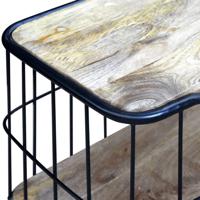 Tv-meubel100x40x45 cm massief mangohout - thumbnail