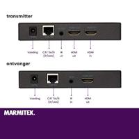MegaView 91 - HDMI extender ethernet - 100-120 m - IR retour - thumbnail