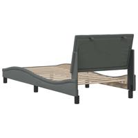 Bedframe zonder matras 80x200 cm stof donkergrijs - thumbnail