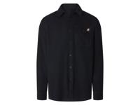 esmara Men Corduroy heren overhemd (Marineblauw, XL) - thumbnail