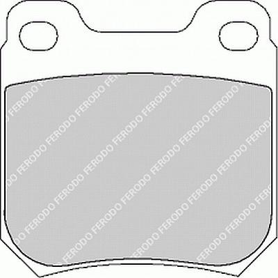 Remblokken set FDB1117