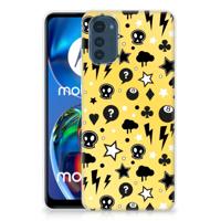 Silicone Back Case Motorola Moto E32/E32s Punk Geel - thumbnail