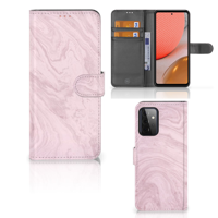 Samsung Galaxy A72 | Bookcase | Marble Pink - Origineel Cadeau Vriendin - thumbnail