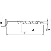 TELLERK.SCHR VZ TX 8,0X240/50 - thumbnail