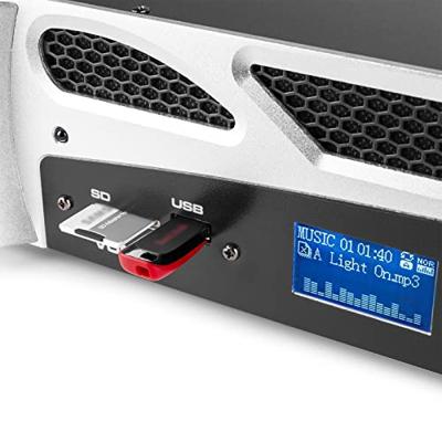 Vonyx VPA300 PA versterker 2x 150W met USB, BT & MP3-speler - thumbnail