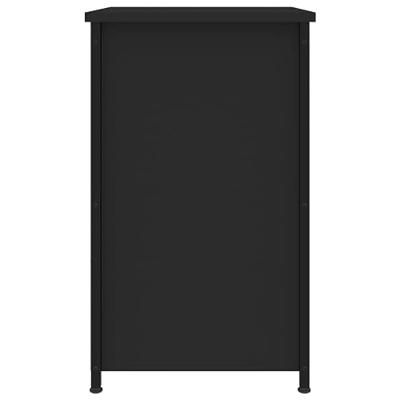 Nachtkastjes 2 st 40x36x60 cm bewerkt hout zwart