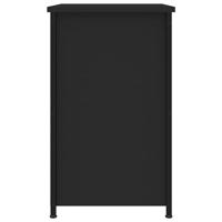 Nachtkastjes 2 st 40x36x60 cm bewerkt hout zwart - thumbnail