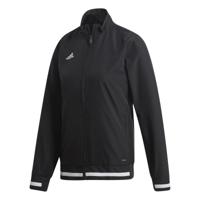 Adidas T19 Woven Jacket Dames Zwart - thumbnail