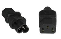 Microconnect pe613ad C6 °C13 Zwart stopcontactadapter – stekkeradapter - thumbnail