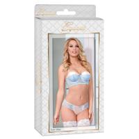 Ondergoed Set Exposed Blauw Crème (S/M) - thumbnail