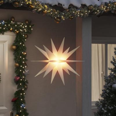 VidaXL Kerstlamp met led inklapbaar 100 cm wit