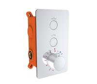 Inbouw Douchekraan Best Design Clic Elsdorf 2-weg Thermostaat Chroom - thumbnail