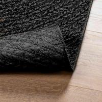 Vloerkleed ZIZUR binnen en buiten 160x230cm jute look antraciet - thumbnail