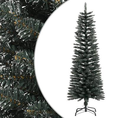 VidaXL Kunstkerstboom met standaard smal 120 cm pvc groen VidaXL Kunstkerstboom met standaard smal 120 cm pvc groen