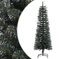 VidaXL Kunstkerstboom met standaard smal 120 cm pvc groen - thumbnail