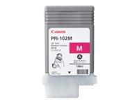 Canon inktcartridge PFI-102M, 130 ml, OEM 0897B001, magenta - thumbnail
