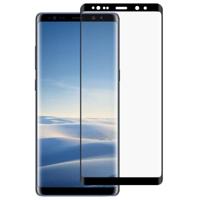 0.3mm 9H oppervlaktehardheid 2.5D gekromde rand volledig scherm vol lijm gehard glas Film voor Galaxy Note8(Black) - thumbnail