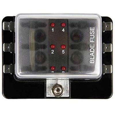 SecoRüt FHA506 LED Stroomkringverdeler Platte zekering standaard Aantal polen 6 30 A 1 stuk(s) SecoRüt FHA506 LED Stroomkringverdeler Platte zekering standaard Aantal polen 6 30 A 1 stuk(s)