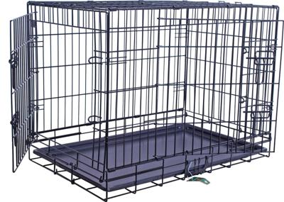 Hondendraadkooi 2 deurs zwart 106 x 69 x 79 cm Gebr de Boon - Gebr de boon Hondendraadkooi 2 deurs zwart 106 x 69 x 79 cm Gebr de Boon - Gebr de boon