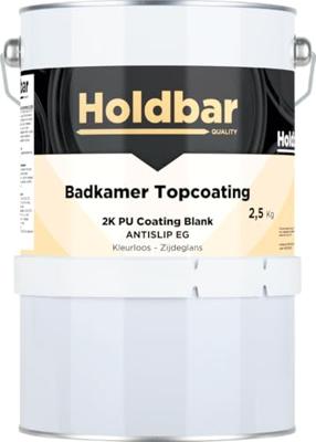 Holdbar 2K Badkamer Topcoating ZG Antislip (Extra Grof) 2,5 kg Holdbar 2K Badkamer Topcoating ZG Antislip (Extra Grof) 2,5 kg