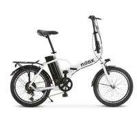 Elektrische Fiets Nilox J1 PRO Wit 250 W 9600 mAh 20" - thumbnail