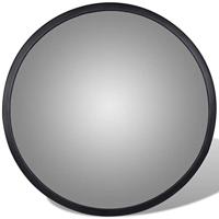 VidaXL Verkeersspiegel voor binnen 30 cm acryl zwart - thumbnail