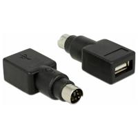 Delock 65898 Adapter PS/2 male > USB Type-A female - thumbnail