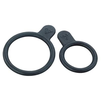 TOPEAK Rubber strap - white/redlite ii (small)