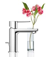 GROHE Lineare New waterbesparende wastafelkraan XS-size met waste chroom 32109001 - thumbnail