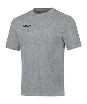 JAKO 6165 T-Shirt Base - Lichtgrijs Gemeleerd - XL