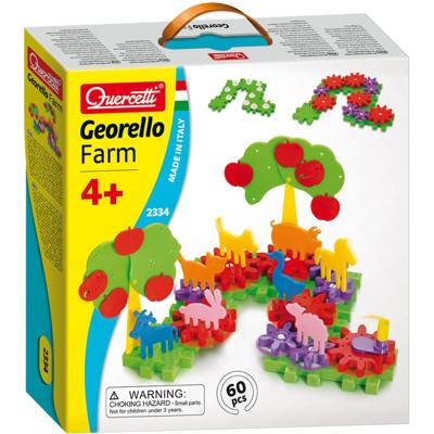 Quercetti georello tandwielenset boerderij, 60dlg.
