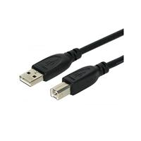 3GO 1,8 m USB 2.0 A/B USB-kabel (1,8 m, USB A, USB B, 480 Mbps, zwart) - thumbnail