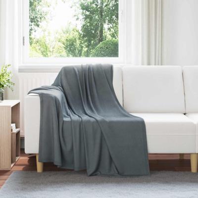 VidaXL Kleden 6 pcs donkergrijs 170 x 130 cm fleece VidaXL Kleden 6 pcs donkergrijs 170 x 130 cm fleece