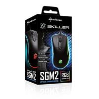Sharkoon skiller sgm2 optische gaming muis (zwart, 400 - 6400 dpi, rgb leds) - thumbnail