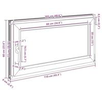 Kelderraam RISOR 110x60 cm draaikiep-draai DIN rechts wit - thumbnail