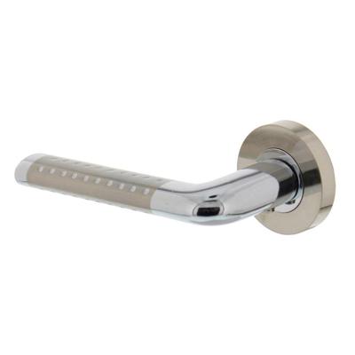Gatdeel links Marion op rond rozet 7mm nokken chroom/nikkel mat