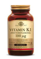 Solgar Vitamine K-1 100 mcg Tabletten - thumbnail