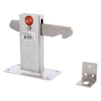 Starx Deurvastzetter met vloerplaat - RVS - thumbnail