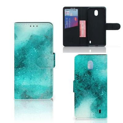 Hoesje Nokia 1 Plus Painting Blue