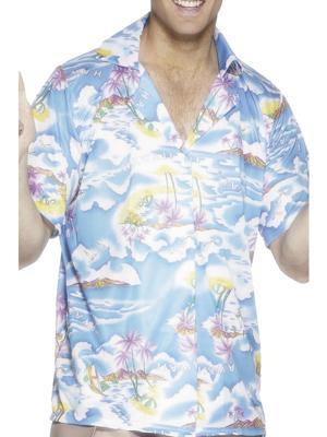 Hawaii shirt blauw