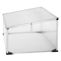 Aluminium Kweekkas met afsluitbaar dak afm. 100x60cm - thumbnail