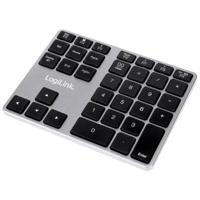 LogiLink ID0187 Numeriek toetsenbord Bluetooth Zilver - thumbnail