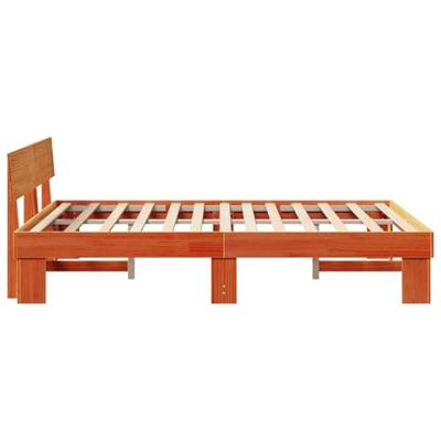 Bedframe Wasbruin 140 x 200 cm Massief grenenhout